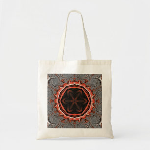 Kaleidoscope Flames Tote Bag