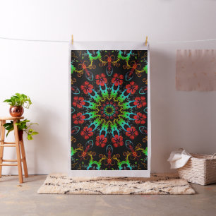 Kaleidoscope Flower Hibiscus II + your idea Fabric