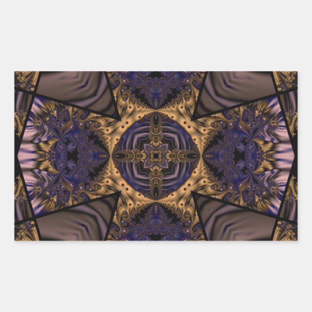 Kaleidoscope Fractal 286 Sticker (Front)