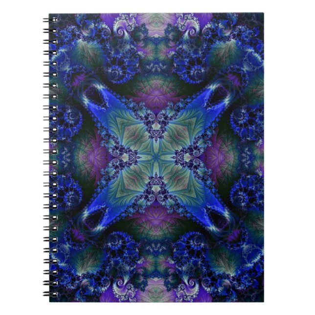Kaleidoscope Fractal 531 Notebook (Front)