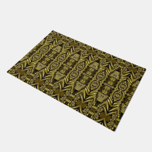 Kaleidoscope Fractal Art mini V + your ideas Doormat
