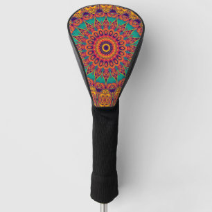 Kaleidoscope Fractal - tattoo II + your ideas Golf Head Cover