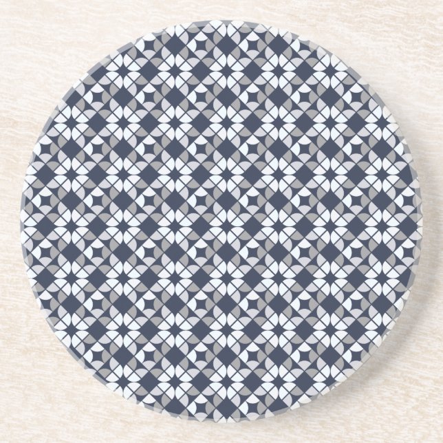 Kaleidoscope Geometric Pattern Coaster (Front)