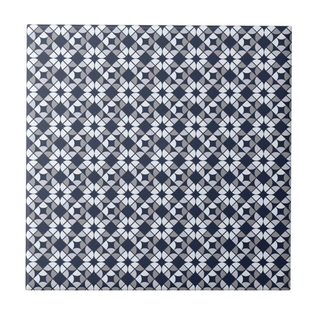 Kaleidoscope Geometric Pattern Tile (Front)