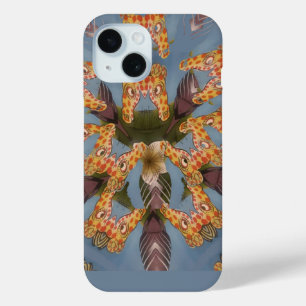 Kaleidoscope Giraffe Mandala: Abstract Safari Art iPhone 15 Case
