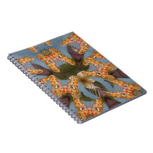 Kaleidoscope Giraffe Mandala: Abstract Safari Art Notebook