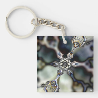 "Kaleidoscope Graphics No.1 Shifting Glass" Keychain