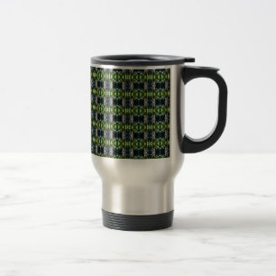 Kaleidoscope Grün Travel Mug