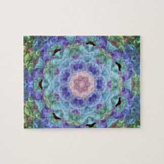 Kaleidoscope in blue... jigsaw puzzle