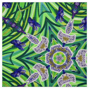 Kaleidoscope Iris Fabric
