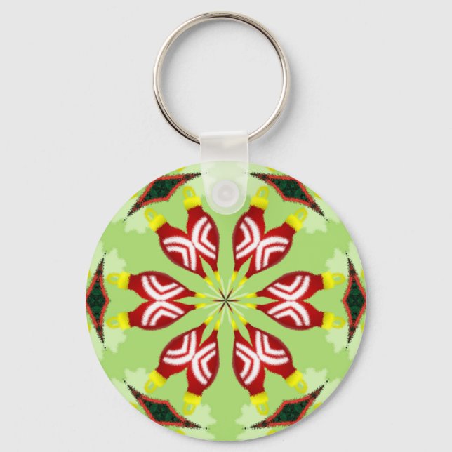 Kaleidoscope ‘K1 SQ’ Keychain (Front)