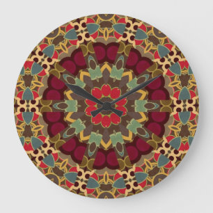 Kaleidoscope Large Clock