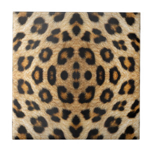Kaleidoscope Leopard Fur Pattern Tile