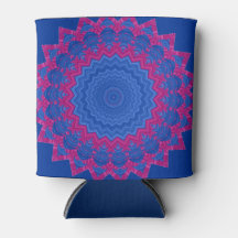 Kaleidoscope Magenta and Blue Circle