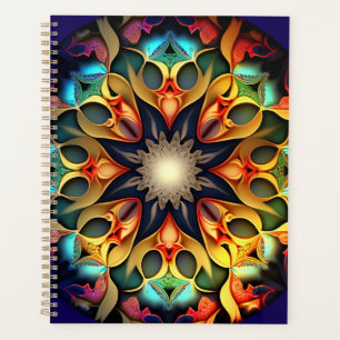 Kaleidoscope Mandala Flower Design-23091 Planner