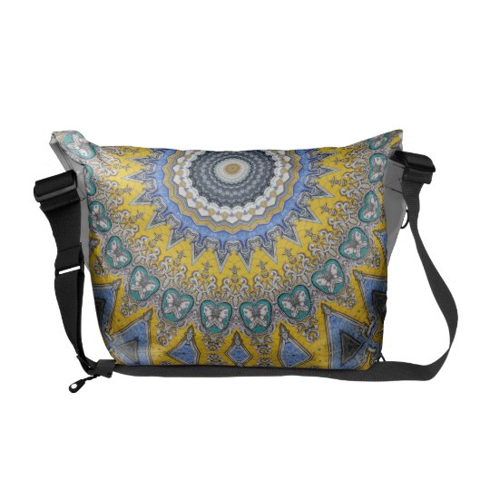 Kaleidoscope Mandala in Portugal: Pattern 224.8 Commuter Bag