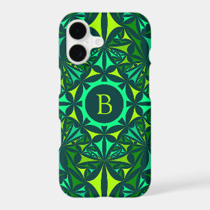 Kaleidoscope Monogrammé Orné de Vert Émeraude
