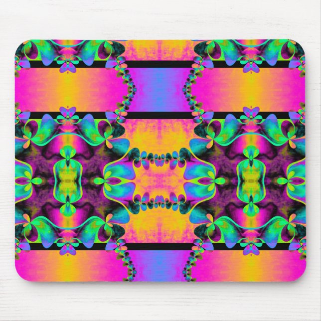 Kaleidoscope Mosaic V + your ideas Mouse Pad (Front)