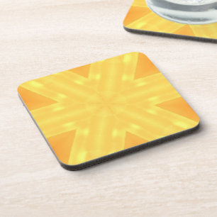 Kaleidoscope of a Bright Sunrise and Lines Coaster