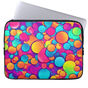Kaleidoscope of Circular Dreams Laptop Sleeve