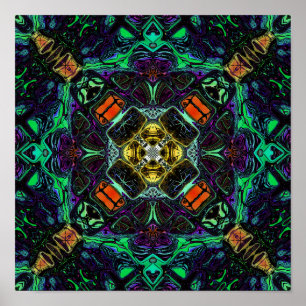 Kaleidoscope of Colours Poster