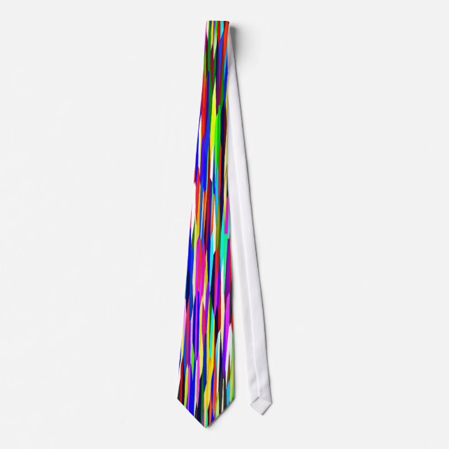 Kaleidoscope Pattern - Small Facets Tie (Front)