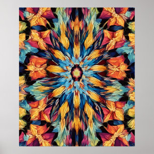 Kaleidoscope Patterns Posters for Home Decor