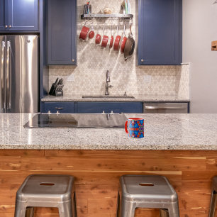 Kaléidoscope peinture à l’huile multicolore Two-Tone coffee mug