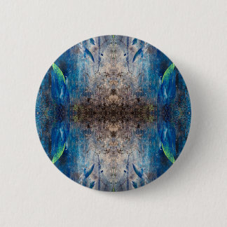 Kaleidoscope playfully abstract Mandala 2 Inch Round Button