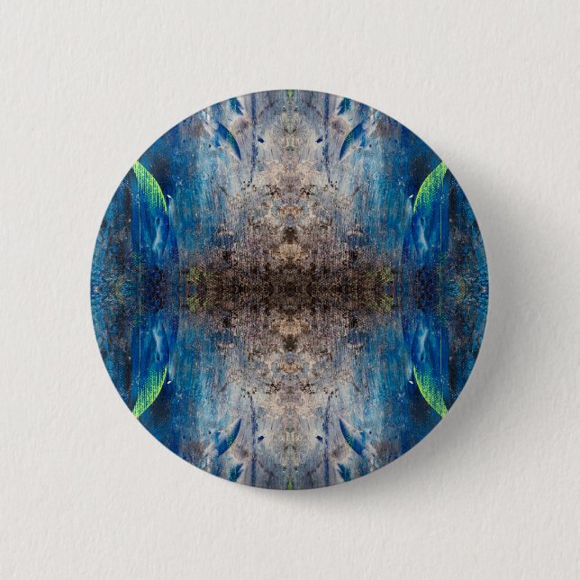 Kaleidoscope playfully abstract Mandala 2 Inch Round Button (Front)