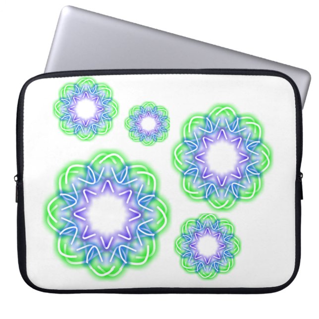 Kaleidoscope Prints  Laptop Sleeve (Front)