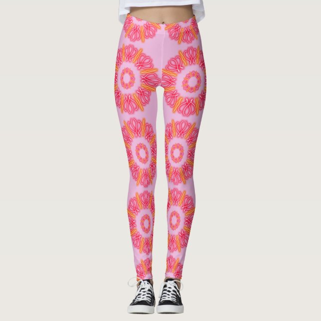 Kaleidoscope Prints Leggings (Front)