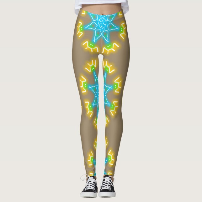 Kaleidoscope Prints Leggings (Front)