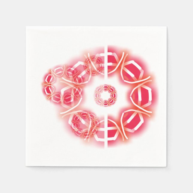 Kaleidoscope Prints  Napkin (Front)