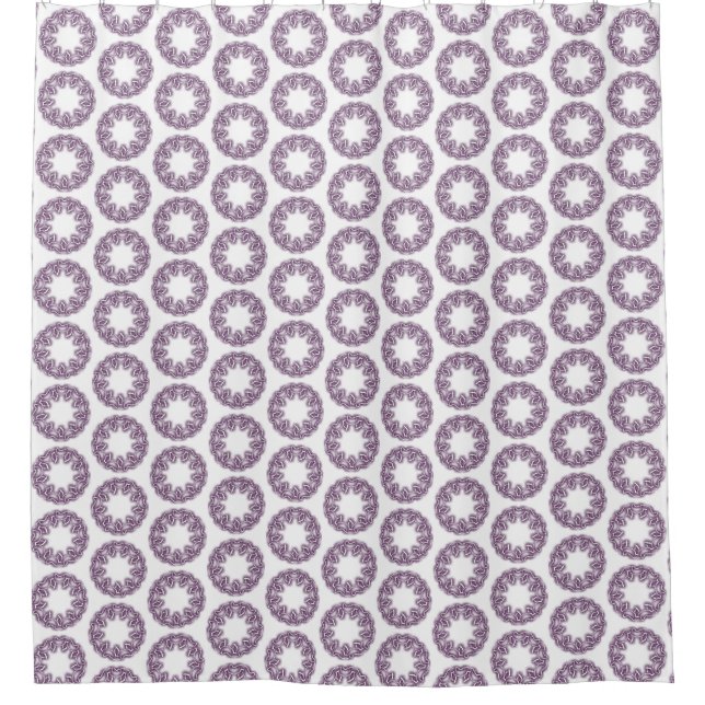 Kaleidoscope Prints Shower Curtain (Front)