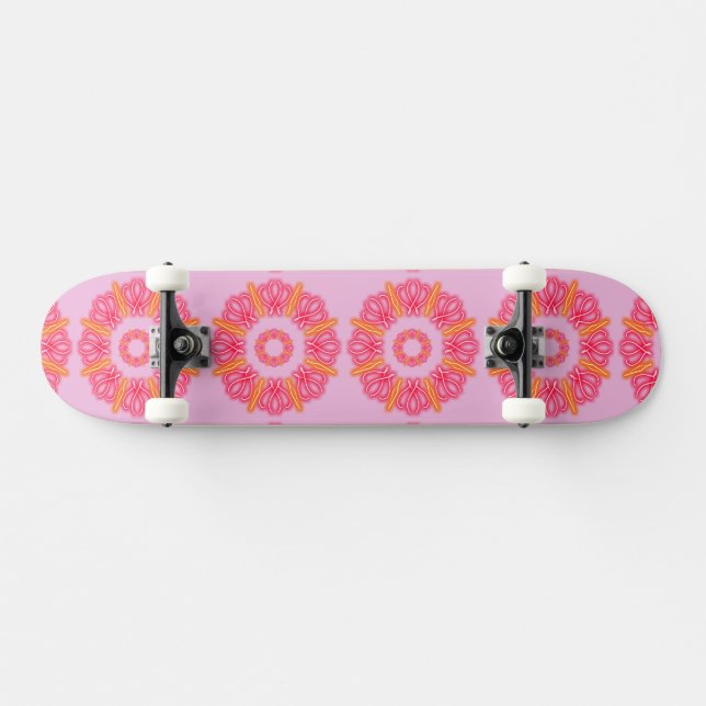 Kaleidoscope Prints Skateboard (Horz)