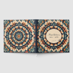 Kaleidoscope Quilt and Needle Memorial Service Guest Book