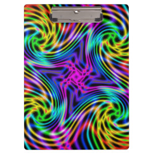 Kaleidoscope Rays Clipboard