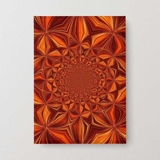 Kaleidoscope Red Digital Art Pattern-67546 (Front)
