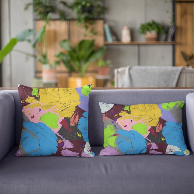 Kaleidoscope. Throw Pillow (Creator Uploaded)