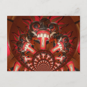 Kaleidoscope Tongue Art Print Customize Product Postcard