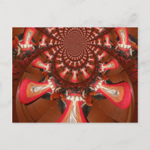 Kaleidoscope Tongue Art Print Customize Product Postcard
