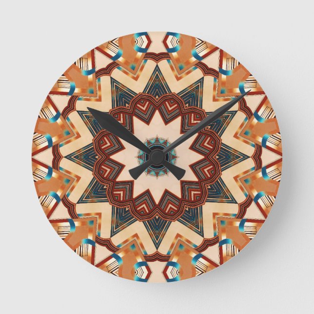 Kaleidoscope wall clock (Front)
