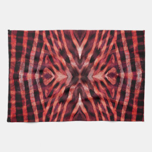 Kaleidoscope Zebra Skin Pattern Kitchen Towel