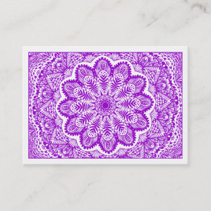 Kaleidoscopic 020 - Purple Business Card