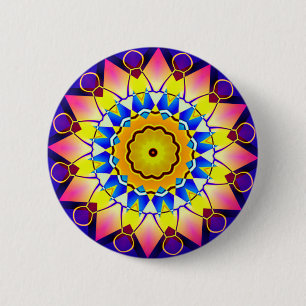 Kaleidoscopic 070714(3) 2 inch round button