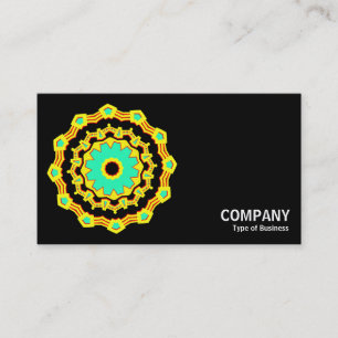 Kaleidoscopic 110714(012) - Black Business Card