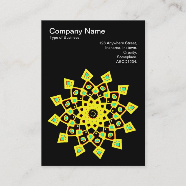 Kaleidoscopic 110714(13) business card (Front)