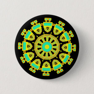 Kaleidoscopic 110714(1) 2 inch round button