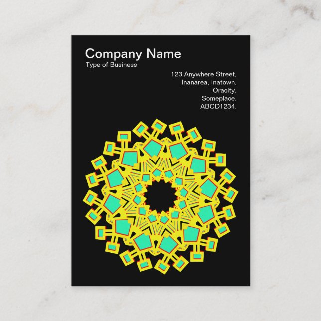 Kaleidoscopic 110714(6) business card (Front)